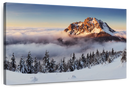 Snow Mountain Sunset Wall Art