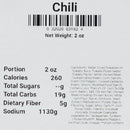 Freeze Dried Chili Soup | Pack of 3 | 2 oz | Wicked Good Foods