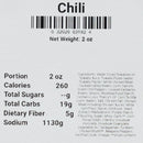 Freeze Dried Chili Soup | 2 oz | Pack of 2 | Wicked Good Foods
