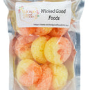 SALE | Freeze Dried Peach Rings | 1 oz | Wicked Good Foods