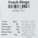 SALE | Freeze Dried Peach Rings | 1 oz | Wicked Good Foods