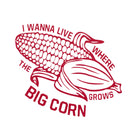 Big Corn Grows T-Shirt | White | Pretty & Fabulous