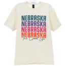Nebraska The Good Life T-Shirt  | Cream | Pretty & Fabulous