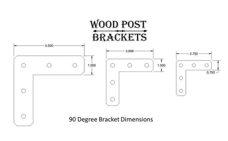 Edge Bracket, 90 degree Bracket