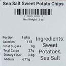 Freeze Dried Sweet Potato Chips | Pack of 3 | 2 oz | Wicked Good Foods