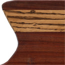 Cutting Board With Handle | Square | Light & Dark Wood Blend | Handcrafted