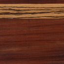 Cutting Board With Handle | Square | Light & Dark Wood Blend | Handcrafted