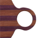 Cutting Board With Handle | Circle | Mixed Wood | Handcrafted