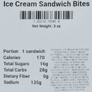 SALE | Freeze Dried Ice Cream Sandwich Bites | 3 oz | Vanilla or Mint | Wicked Good Foods