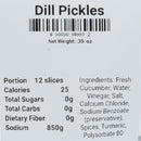 Freeze Dried Pickles | Pack of 3 | .35 oz | Wicked Good Foods