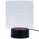 Customizable LED Lighted Plaque | Create Your Own Saying | Glowing Creation