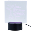 Customizable LED Lighted Plaque | Create Your Own Saying | Glowing Creation