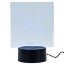 Customizable LED Lighted Memorial Plaque | Create Your Own | Glowing Creation