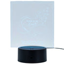 Customizable LED Lighted Memorial Plaque | Create Your Own | Glowing Creation