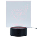 Customizable LED Lighted Memorial Plaque | Create Your Own | Glowing Creation
