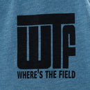 SALE | WTF (Where's The Field) Tank Top | Blue | Multiple Sizes | Screen Machine