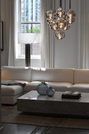 Boule De Cristal Round Cluster Smoke Crystal Chandelier