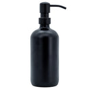 SALE | "I Can Do All Things Through Christ Who Strengthens Me" Black Glass Soap & Lotion Dispenser | 16 oz | Plains + Simple