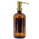 SALE | I Am Grateful Amber Glass Dispenser | 16 oz | Plains + Simple