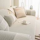 Herringbone Sofa Protector Cover, Non-Slip Couch Cover for Seat, Back & Arms