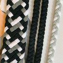 3 Pack Black In Between Variety Pack Headband | Pom Braid Hair Accessory