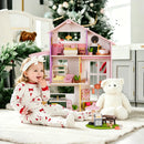 Tiny Land® Sweetwood Edge Dollhouse - Green & Pink