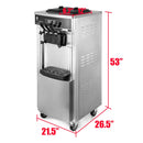 3-Flavor Commercial Stainless Steel Soft Serve Ice Cream & Frozen Yogurt Maker Machine (SAK94825)