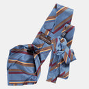 Battisti - Silk Jacquard Tie - Steel Blue