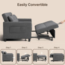 3 In 1 Convertible Sleeper Sofa Bed For Space Saving