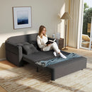 3 In 1 Convertible Sofa Bed With Cup Holders