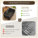 3 In 1 Convertible Sofa Bed With Cup Holders