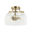 3-Light Modern Flush Mount Lighting