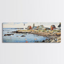 Maine Art Framed Canvas Print - Modern High-Quality Gicle Artwork, Eco Friendly and Durable - Framed Canvas Perfect for Gifts and Home Decor