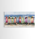 Christmas beach art, tropical Christmas decor, Christmas wall art, canvas print, beach Christmas decor, holiday wall art