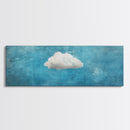 The Cloud - Modern Wall Art - Boho Art - Minimalist Art - Home Decor - Gift Idea - Canvas Wall Art - Overszied Art - Panoramic Art