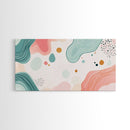Abstract Retro Style 90s Inspired Wall Art, Modern Art on White Background