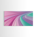 Mid-Century Modern Pastel Colors Wall Art, Turquoise and Purple