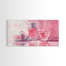 Light Pink Wall Art Canvas Print, Modern Minimalist Art, Whimsical Home Decor, Therapy Art Piece, Light Pink Abstract Art Gift Idea