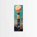 Abstract Moon, geometric wall art, wabi sabi art, sacred geometry wall art, zen wall art, abstract decor, modern painting