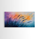 Wheat Field Painting, Landscape Artwork, Rustic Decor, Wabi Sabi Art, Framed Canvas Print, Fall Inspired Art, Earthy Tones Art