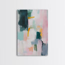Abstract Art, Light Pink Wall Art, Pink Abstract Art, Minimalist Art, Modern Art Print, Canvas Print, Extra Wide Art, Boho Art