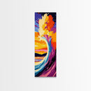 Giant Wave, Ocean Art, Framed Canvas Print, Surf Wall Art, Nautical Decor, Beach House Painting, Coastal Wall Art, Sea Lovers Gift