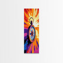 Compass Glow, Adventure Art, Nautical Decor, Travel Inspiration, Office Wall Art, Abstract Style, Canvas Print, Unique Gift