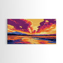 Volcanic Eruption, Fiery Mountain, Dramatic Sky, Canvas Print, Vibrant Wall Art, Adventure Decor, Bold Landscape, Office Wall Art