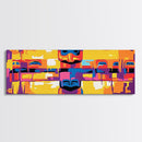 Tribal Totem Reflection, Native American Inspired Art, Abstract Wall Art, Cultural Statement Piece, Framed Canvas Print, Ethnic Decor