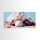 Rock Formations, Desert Landscape, Warm Neutrals, Canvas Print, Bohemian Wall Art, Modern Minimalist Decor, Earthy Tones, Bedroom Wall Art
