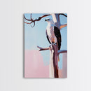 Majestic Eagle, Wildlife Painting, Nature Inspired, Canvas Print, Office Wall Art, Rustic Home Decor, Outdoor Enthusiast Gift
