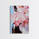 Floral Beauty, Romantic Blooms, Soft Pink Aesthetic, Feminine Wall Art, Elegant Pastel Decor, Framed Canvas Print, Living Room