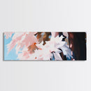 Pink Blossoms, Spring Wall Art, Boho Art, Feminine Aesthetic, Framed Canvas Print, Bedroom Decor, Soft Pastel Art, Nature Painting