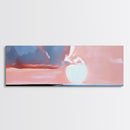 Sunset Glow, Ocean Horizon, Beach Scene, Modern Coastal, Framed Canvas Print, Minimalist Wall Art, Living Room Decor, Gift Idea